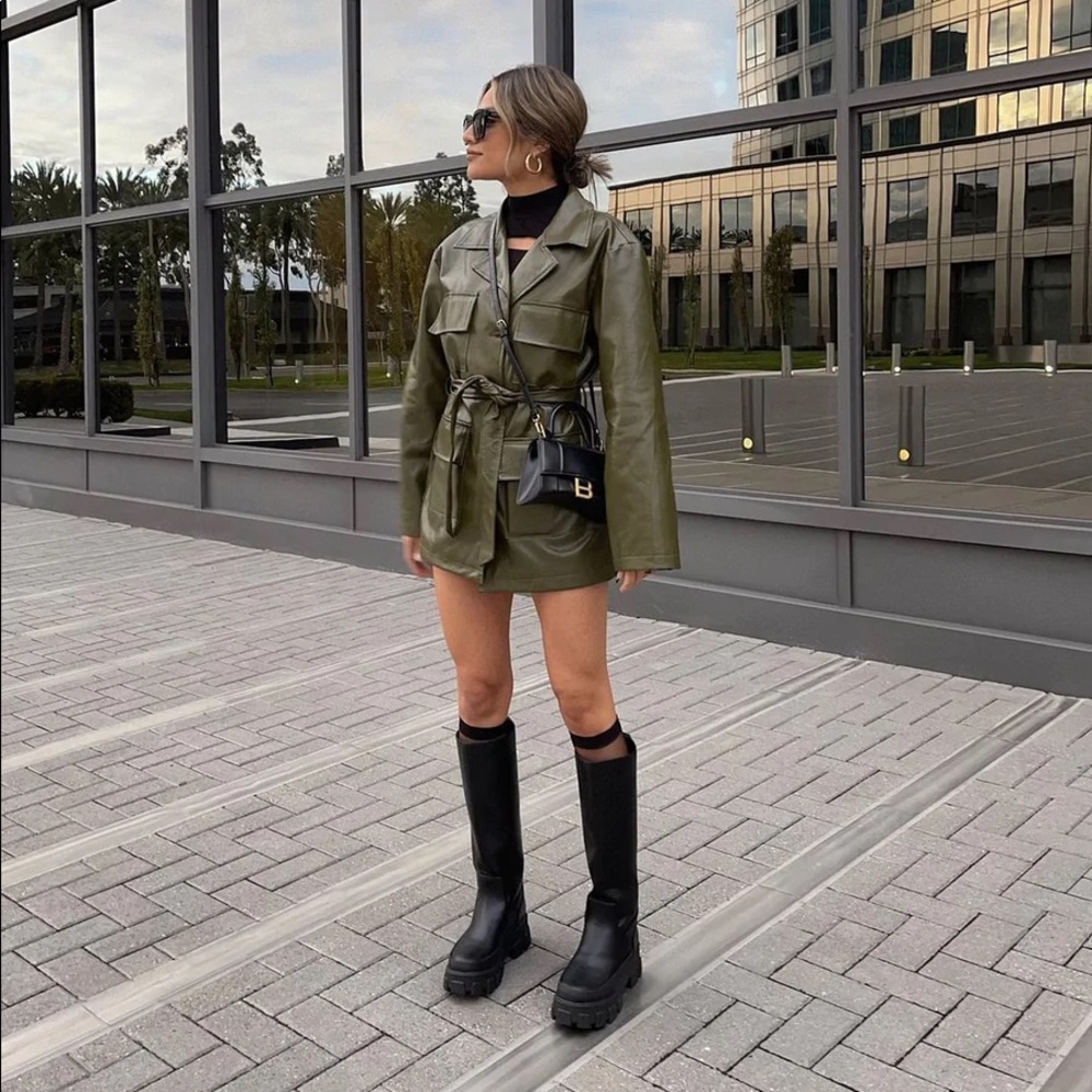 NWT 12th Tribe x The Salty Blonde Leather Jacket